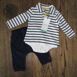 Joules baby boys 2 piece bodysuit outfit 3-6 month
